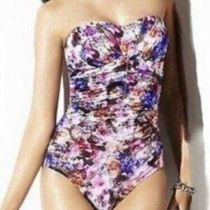 Badgley Mischka Floral Swimsuit Size 4